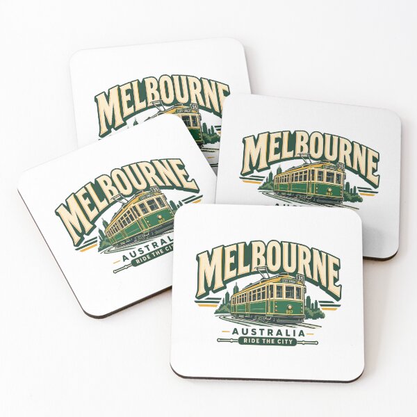 Item preview, Melbourne Vintage Tram Australia Retro Travel Souvenir designed and sold by Globalcitytees.