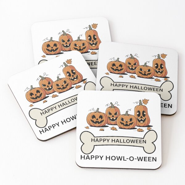 Item preview, Happy Howl-O-Ween – Funny Halloween Dog Lover Design designed and sold by walbayzon.