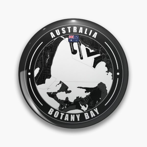 Artikelvorschau, Stadtplan von Botany Bay, Australien entworfen und verkauft von Thistle-TShop.