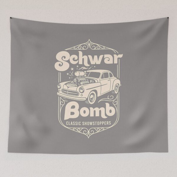 Item preview, Schwar Bomb Retro Baseball Bomb T-Shirt-56 designed and sold by RobertMLyons.