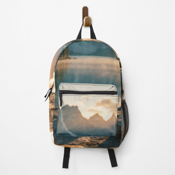 Item preview, Cinematic Mountain Sunrise Over Misty Lake designed and sold by VectorVibeTwo.