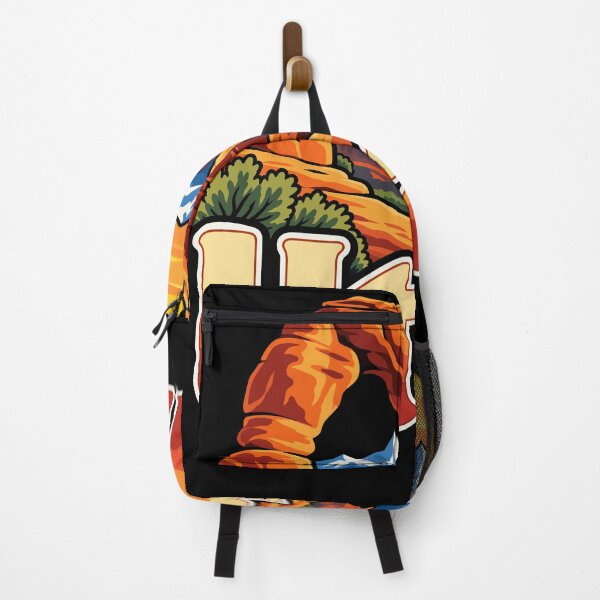 Item preview, Utah Desert Arch Retro Mountain Sunset Design designed and sold by stmpdwrld.
