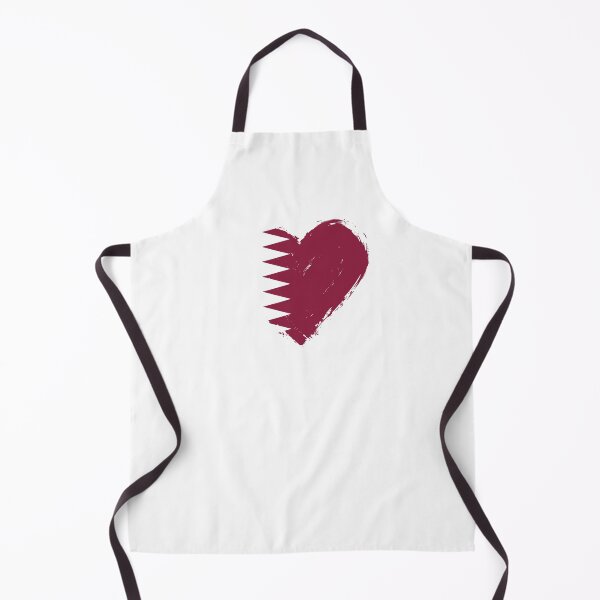 Item preview, Distressed Qatar Flag Heart QA designed and sold by shitpostee.