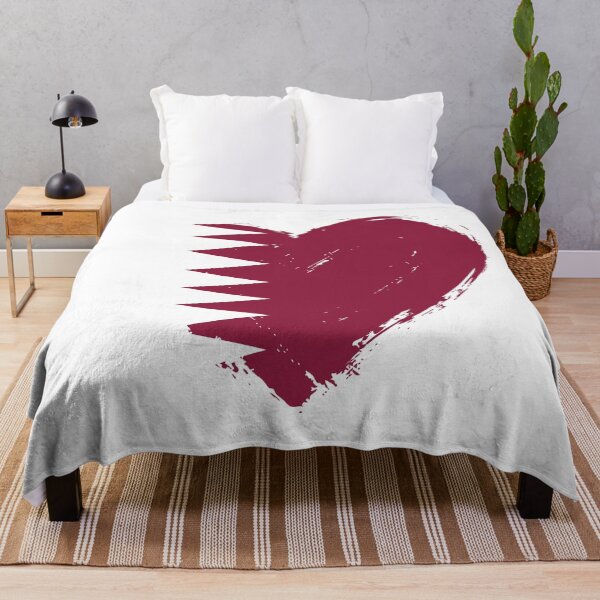 Item preview, Distressed Qatar Flag Heart QA designed and sold by shitpostee.