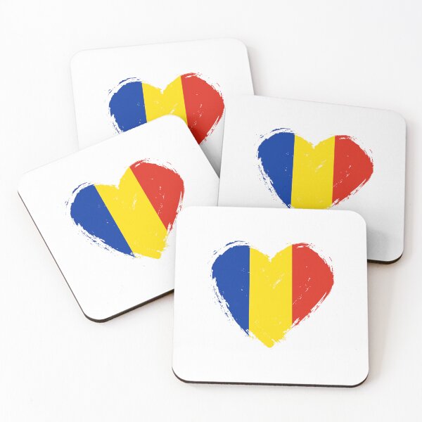 Item preview, Distressed Romania Flag Heart RO designed and sold by shitpostee.