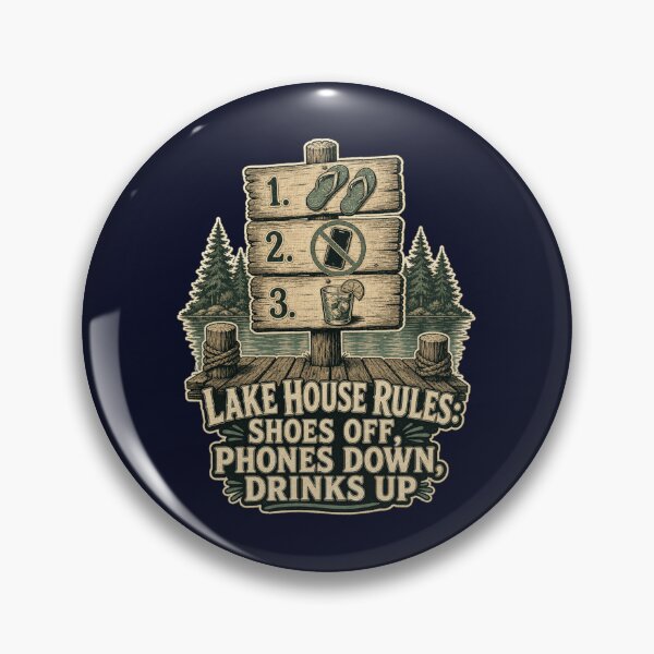 Item preview, Lake House Rules Shoes Off Phones Down Drinks Up Shirt, Funny Lake Life T-Shirt, Lake House Humor Tee, Lake Host Gift Shirt, Vintage Dock Sign Graphic designed and sold by TshirtsLabs.