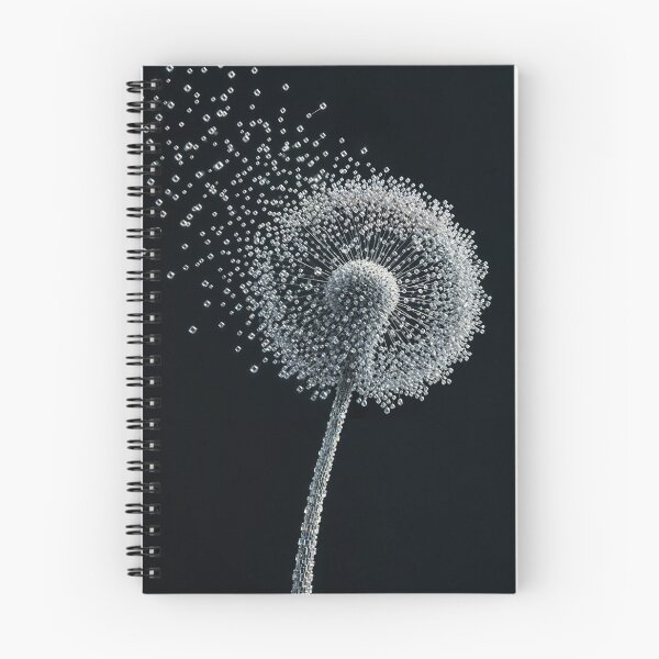 Item preview, Dandelion Made of Crystal Cubes Dissolving into Particles designed and sold by Mike Kiev art.