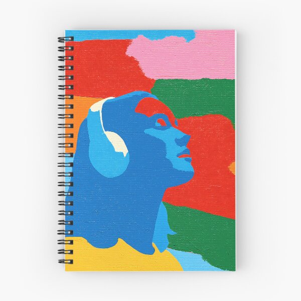 Item preview, Woman with Headphones Colorful Pop Art Portrait designed and sold by Kunstkutter.