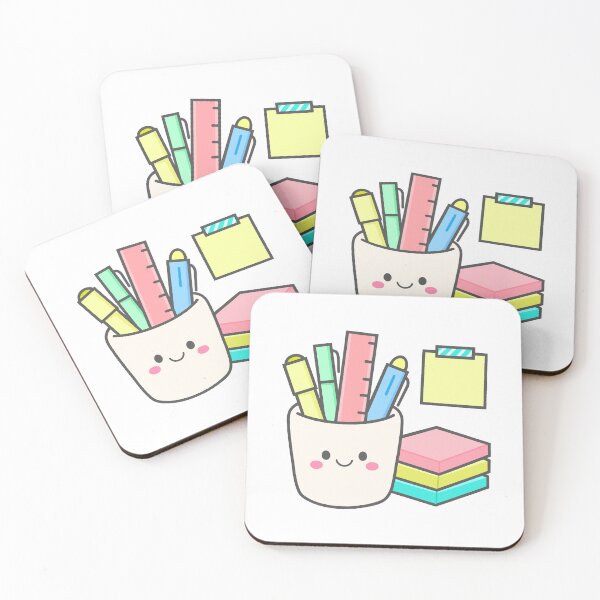 Item preview, Cute pencil holder character with sticky notes designed and sold by nuchz.
