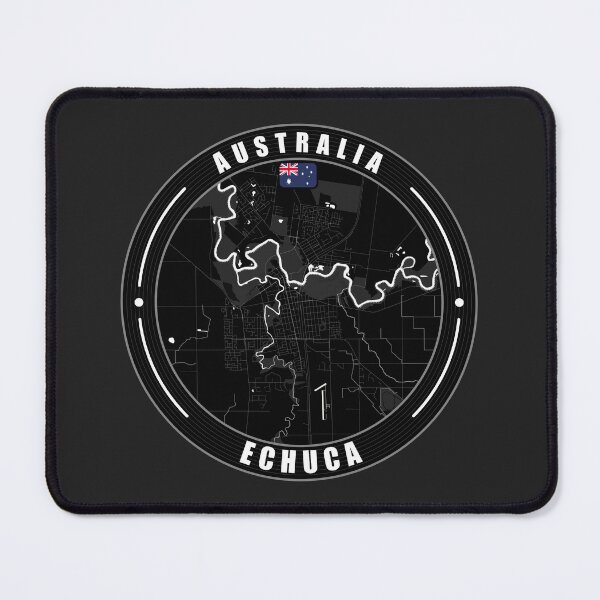 Item preview, Echuca Australia City Map designed and sold by Thistle-TShop.
