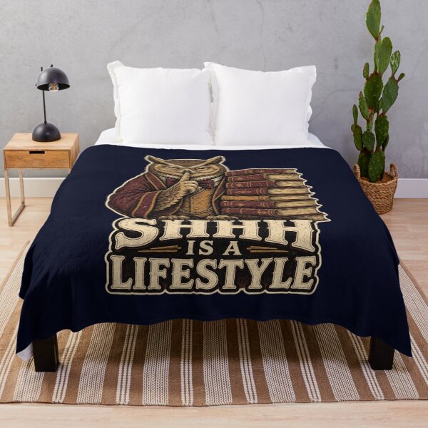 Item preview, Shhh Is A Lifestyle Shirt, Funny Librarian T-Shirt, Library Humor Tee, Book Lover Gift Shirt, Vintage Owl Librarian Graphic designed and sold by TshirtsLabs.