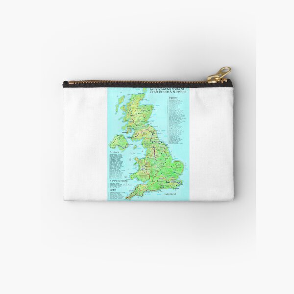 Item preview, Long-Distance Walks of Great Britain and Northern Ireland designed and sold by Inspiring Maps.