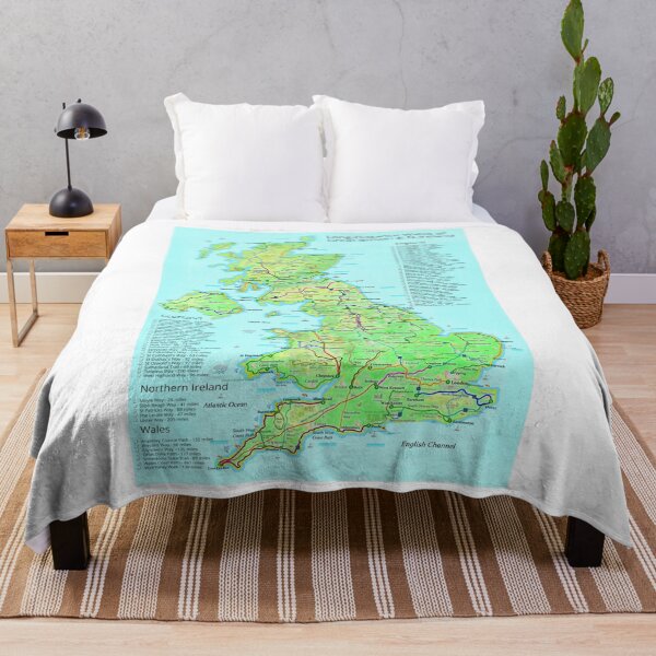 Item preview, Long-Distance Walks of Great Britain and Northern Ireland designed and sold by Inspiring Maps.