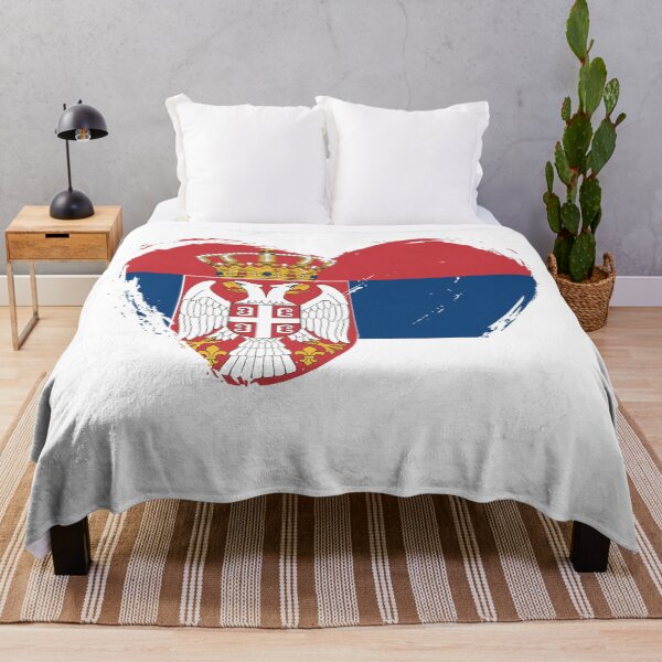 Item preview, Distressed Serbia Flag Heart RS designed and sold by shitpostee.