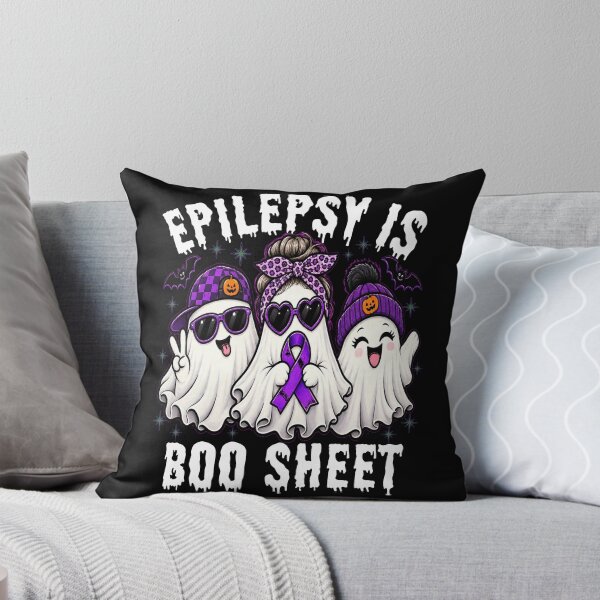 Item preview, Epilepsy Awareness Halloween Pun Graphic Tee for Spooky Humor Fans designed and sold by Teetreasure2.