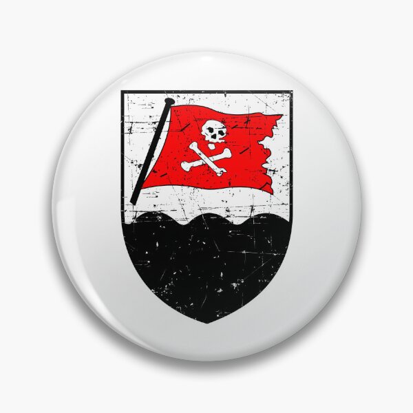 Item preview, Kriegsmarine U-Boat U-189 - Red Pirate Flag - Grunge Style designed and sold by travon-hoag.
