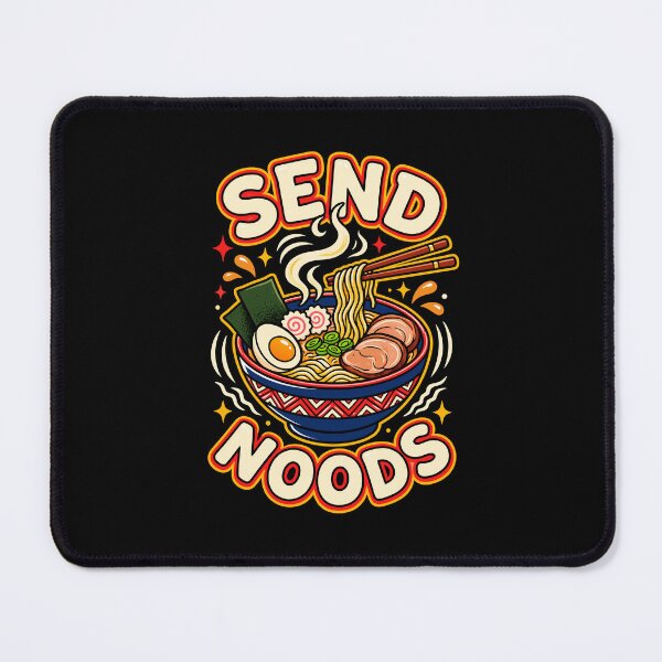 Item preview, Send Noods Funny Ramen Noodle Bowl Pun Japanese Food Lover designed and sold by Imagequest.