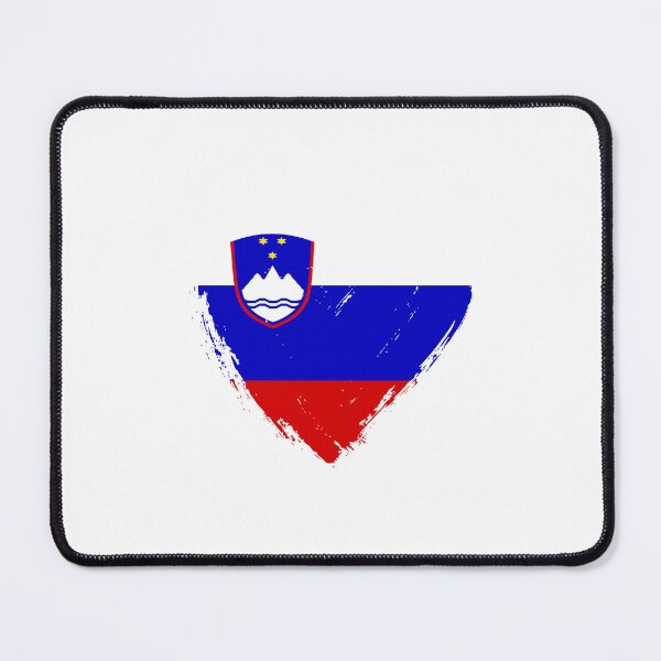Item preview, Distressed Slovenia Flag Heart SI designed and sold by shitpostee.