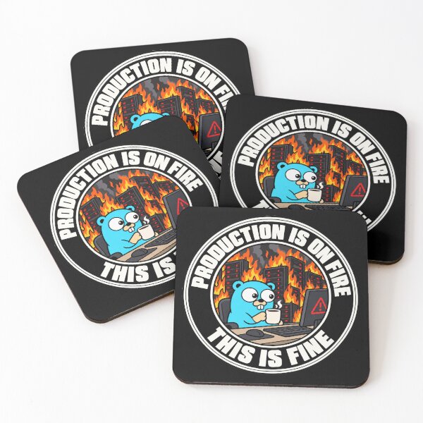 Item preview, Golang gopher mascot Go language tests designed and sold by Olena Du.