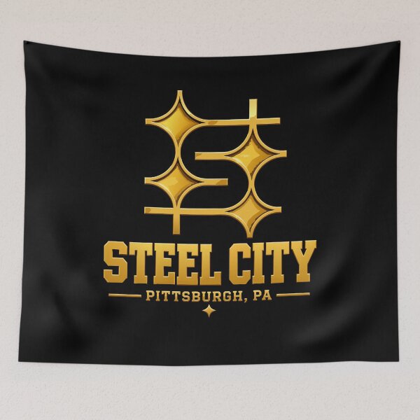 Item preview, Steel City Pittsburgh PA Black and Gold Vintage Yinzer Pride designed and sold by Imagequest.