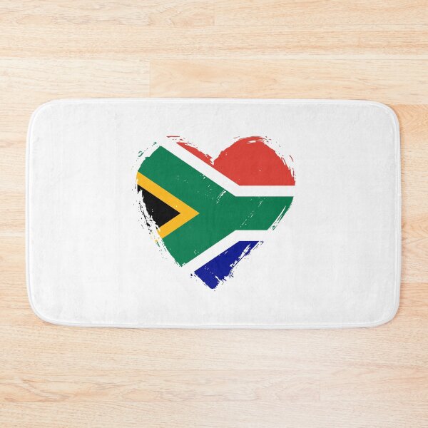Item preview, Distressed South Africa Flag Heart ZA designed and sold by shitpostee.