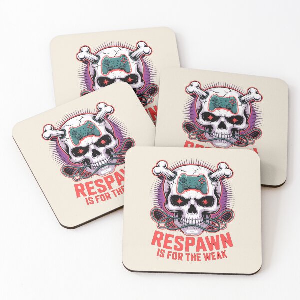 Item preview, Respawn Is For The Weak Gamer Skull and Controller designed and sold by LV-creator.