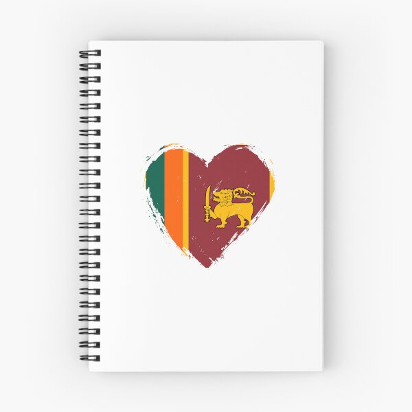 Item preview, Distressed Sri Lanka Flag Heart LK designed and sold by shitpostee.