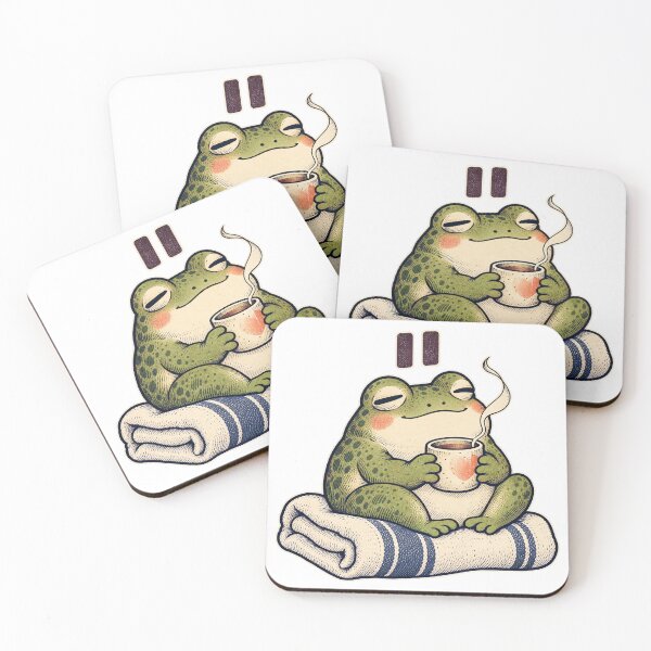 Item preview, Soft Frog Taking a Quiet Pause designed and sold by InkcredibleNG.