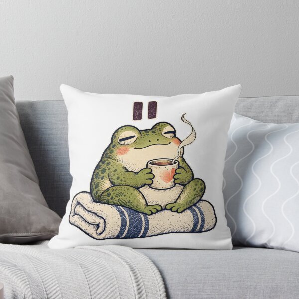 Item preview, Soft Frog Taking a Quiet Pause designed and sold by InkcredibleNG.