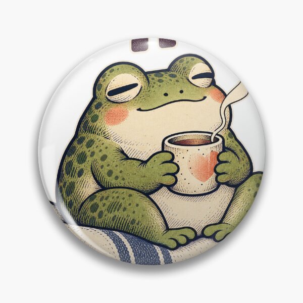 Item preview, Soft Frog Taking a Quiet Pause designed and sold by InkcredibleNG.