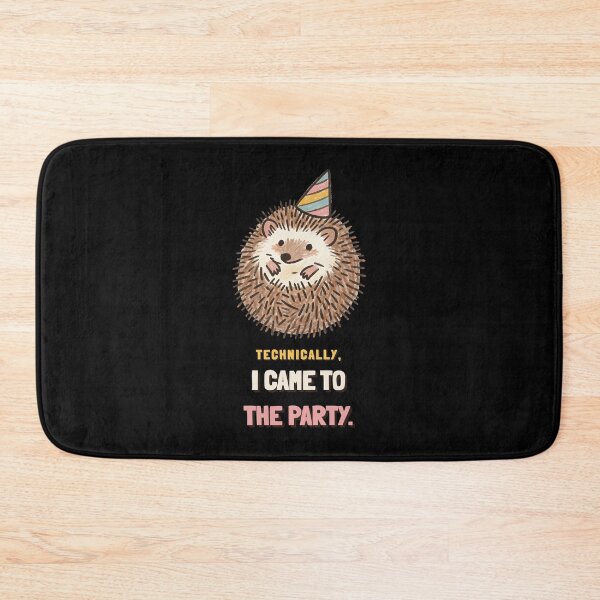 Item preview, Erizo introvertido con gorro de fiesta y diciendo designed and sold by The-Sinister.