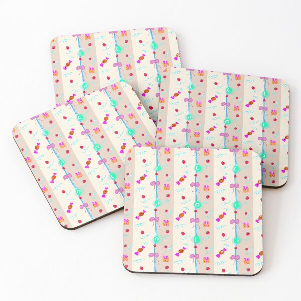 Item preview, Sweet Party Ribbon & Candy Pattern designed and sold by The Mandala Oasis.