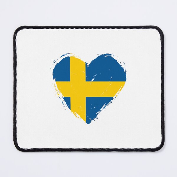 Item preview, Distressed Sweden Flag Heart SE designed and sold by shitpostee.