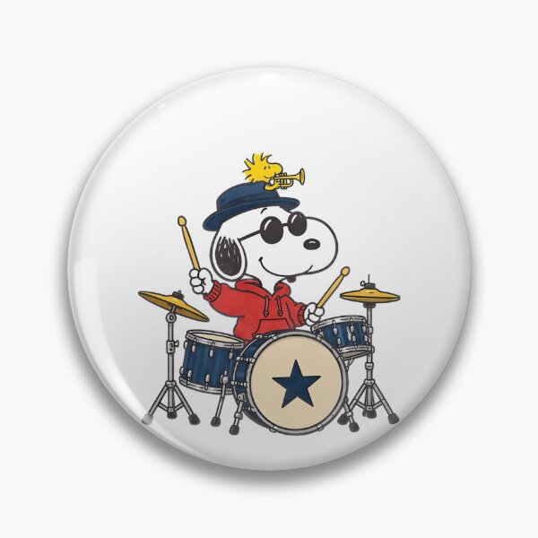 Item preview, Snoopy Drummer Jazz Band Music designed and sold by TeriGertrudis.