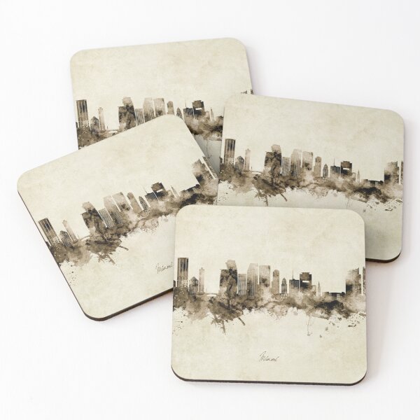 Item preview, Miami Florida Skyline designed and sold by ArtPrints.