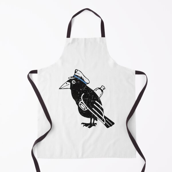 Item preview, Kriegsmarine U-Boat U-1007 - Raven With Bottle Wearing Cap - Grunge Style designed and sold by anaiy-ahlilley.