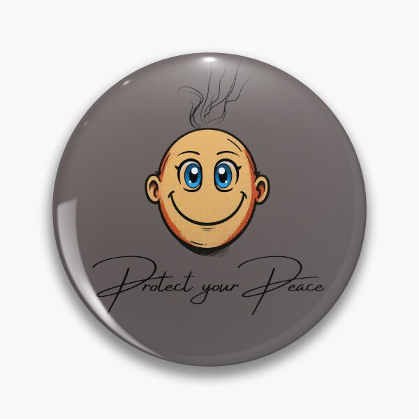 Item preview, Protect Your Peace Quirky Cartoon Face Aesthetic Design designed and sold by tinkeybabes.