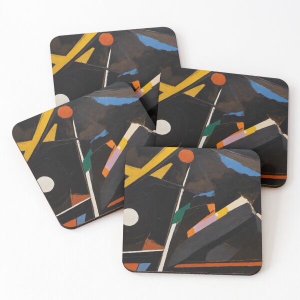 Item preview, Abstract Acrylic Geometric Cubism  designed and sold by shelteredinside.