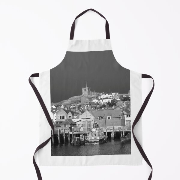 Item preview, Monochrome Whitby Harbour designed and sold by Astute-Artio-Photography.