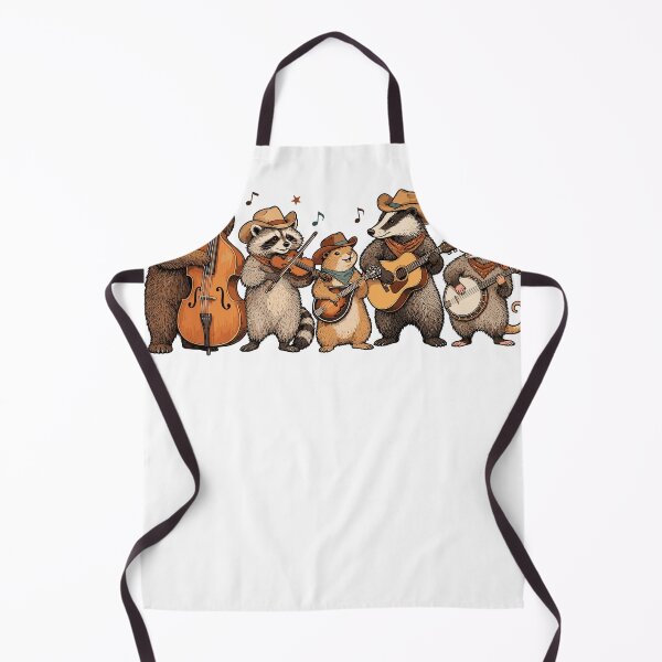 Item preview, Woodland Bluegrass Band Bear Raccoon Badger Possum Design designed and sold by stmpdwrld.