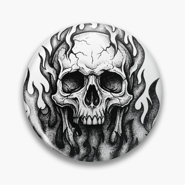 Item preview, Rise From The Ashes Skull And Flames designed and sold by Adom-Fashon.