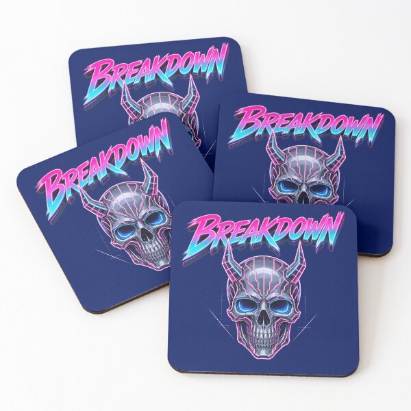 Item preview, Cyber Breakdown Mech Skull Retro Synth designed and sold by xenianorman.