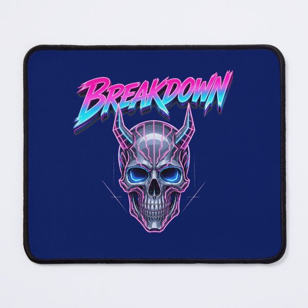 Item preview, Cyber Breakdown Mech Skull Retro Synth designed and sold by xenianorman.