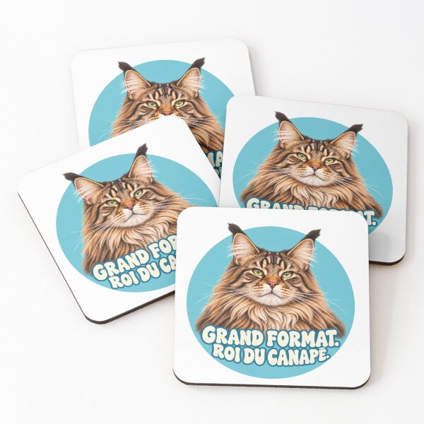 Item preview, Maine Coon – Large size, king of the sofa – Humorous giant cat designed and sold by ateliermnp.