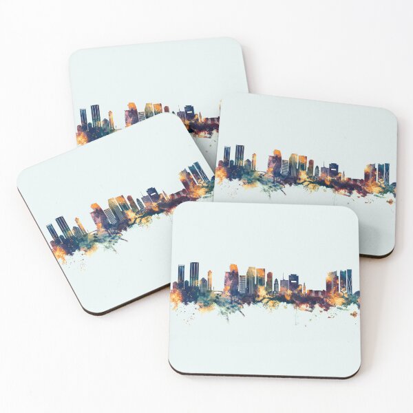 Item preview, Miami Florida Skyline designed and sold by ArtPrints.