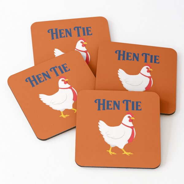 Item preview, Hen Tie Funny Chicken Wearing A Tie Pun designed and sold by xenianorman.