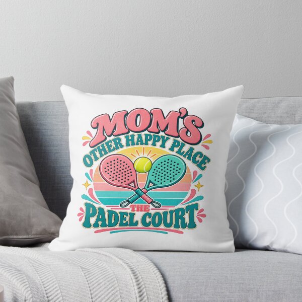 Item preview, Mom's Other Happy Place The Padel Court - Padel Mom Retro designed and sold by WeirdlyMild.