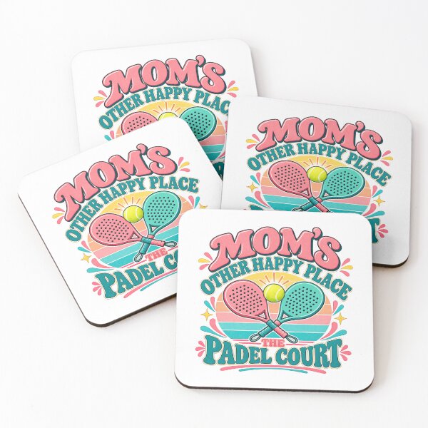 Item preview, Mom's Other Happy Place The Padel Court - Padel Mom Retro designed and sold by WeirdlyMild.