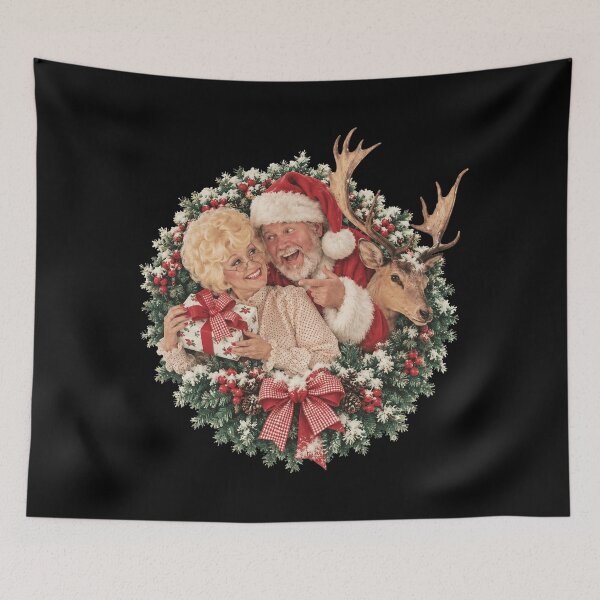 Item preview, Dolly And Kenny Christmas designed and sold by DarcyMaley.