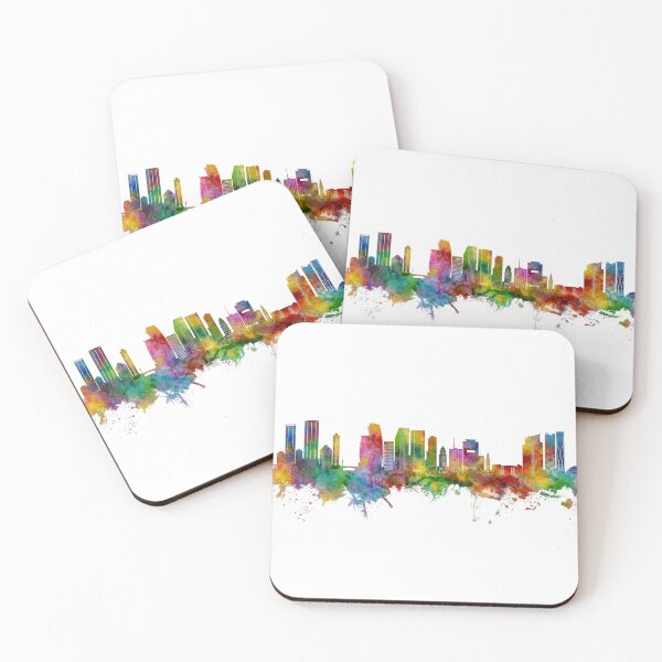 Item preview, Miami Florida Skyline designed and sold by ArtPrints.